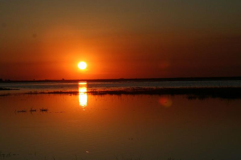 sambiaC011.jpg - fantastische Sonnenuntergänge im Chobe NP